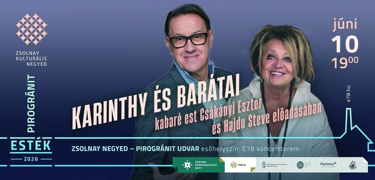 Zsolnay Negyed programok 2026 - Koncertek, események