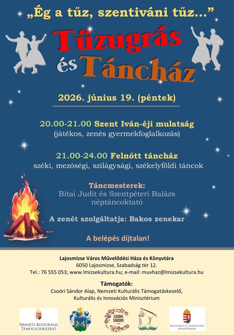 Táncház Lajosmizse 2026