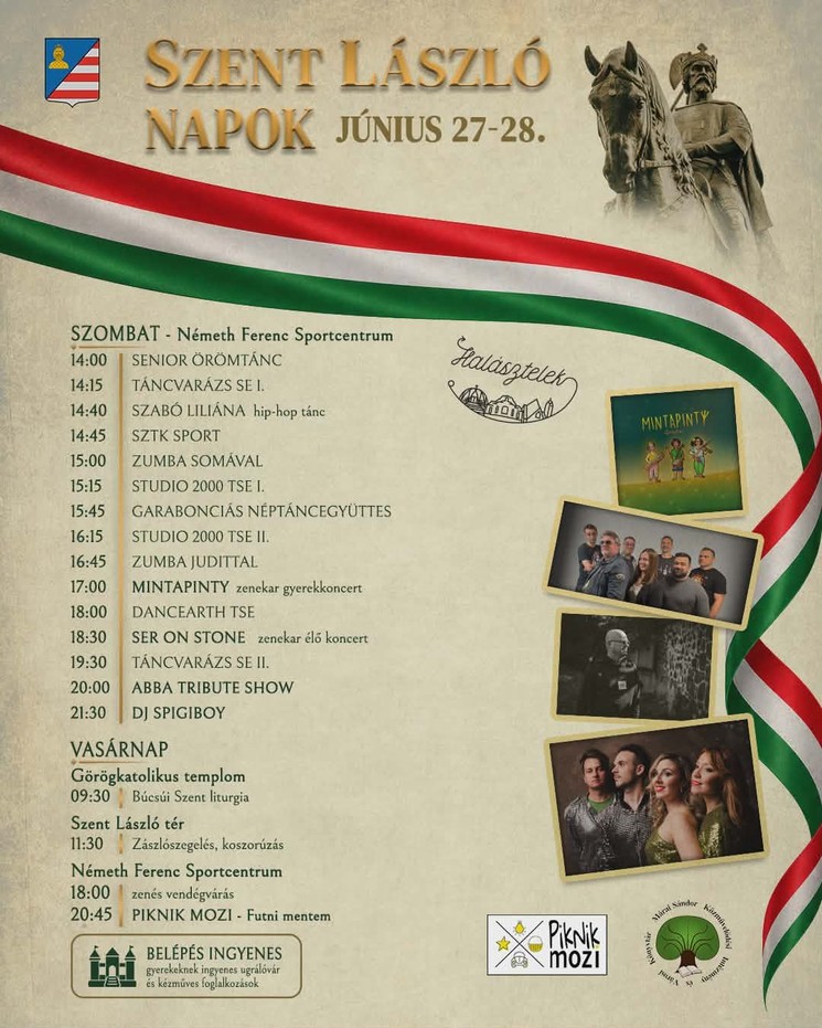 Szent László Napok Halásztelek 2026