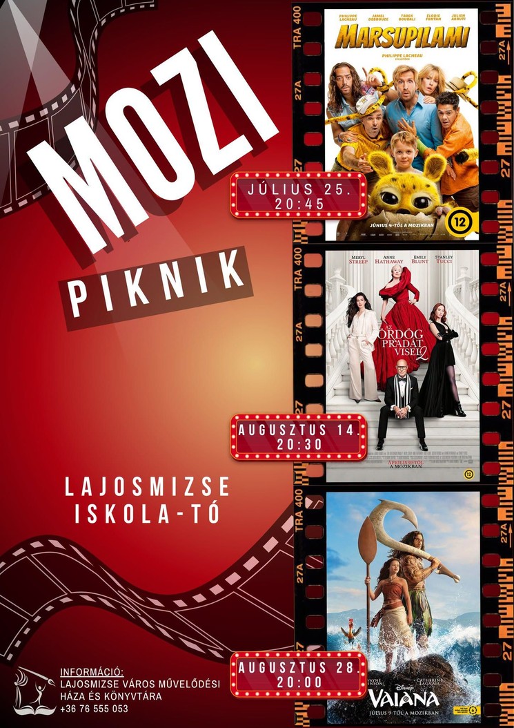 Lajosmizse Mozi 2026 -  Mozi piknik az Iskola-tónál