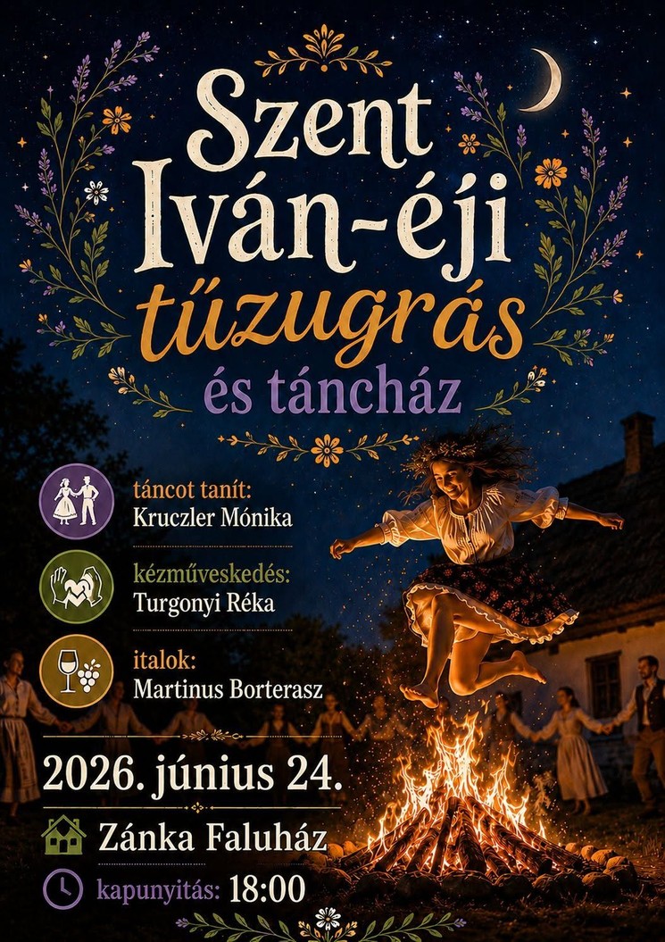 Szent Iván-éj Zánka 2026
