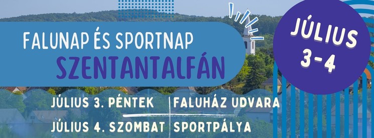 Szentantalfai Falunap és Sportnap 2026