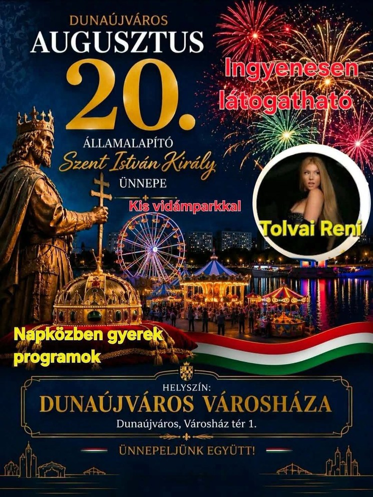 Szent István Napi ünnep 2026 Dunaújváros