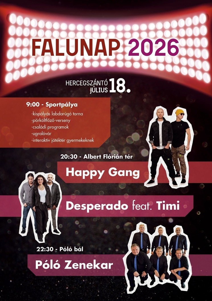 Hercegszántó Falunap 2026