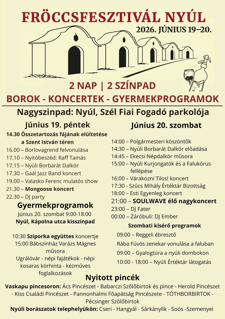 Fröccsfesztivál 2026 Nyúl