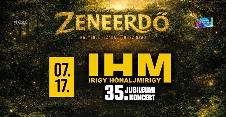 Irigy Hónaljmirigy koncert Debrecen 2026 - 35. jubileumi koncert