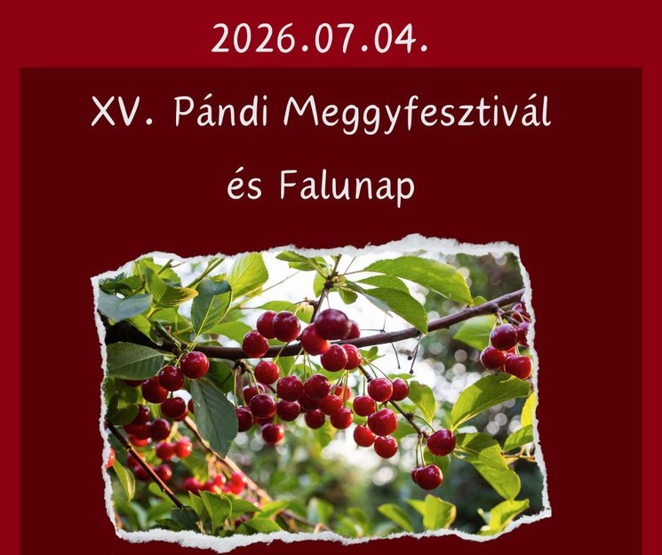 Meggyfesztivál és Falunap Pánd 2026