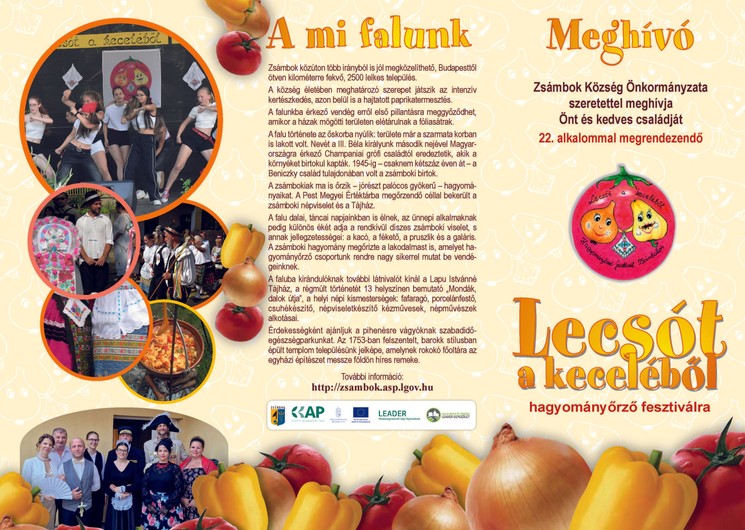 Lecsófesztivál Zsámbok 2026 - Lecsót a keceléből hagyományőrző fesztivál