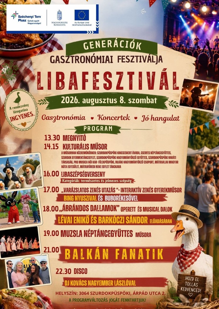 Szurdokpüspöki Libafesztivál 2026