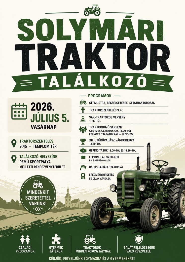 Solymári Traktor Találkozó 2026