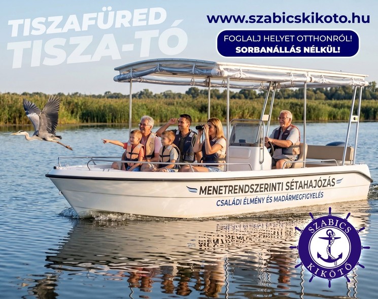 Tisza-tó programok 2026 - Események, rendezvények
