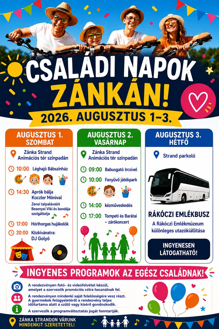 Zánkai gyerekprogramok 2026