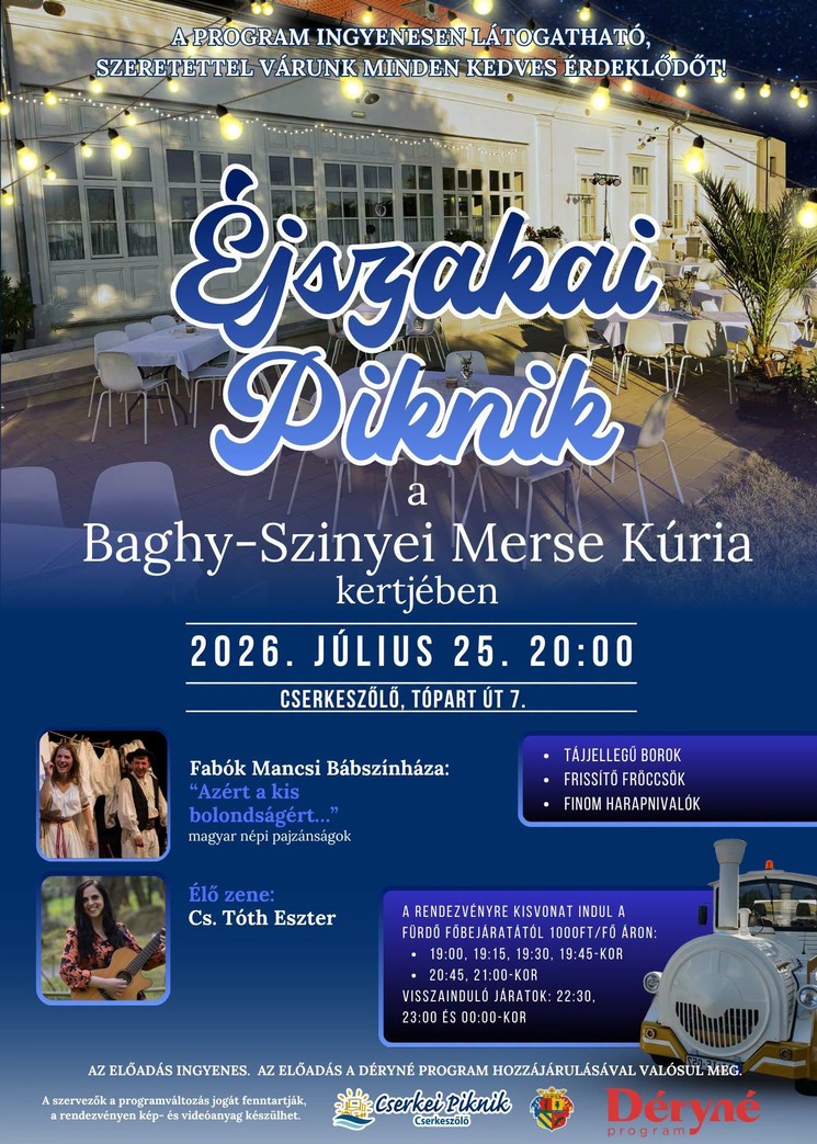 Cserkeszőlő programok 2026 - Események és rendezvények