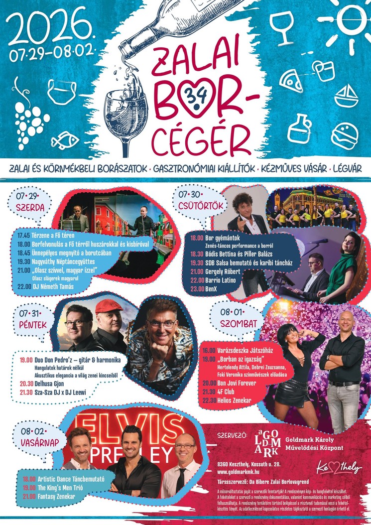 Keszthelyi Borfesztivál 2026 - Zalai Borcégér 