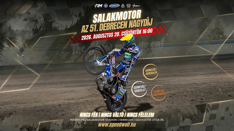 Debrecen Nagydíj 2026 - Nemzetközi salakmotorverseny