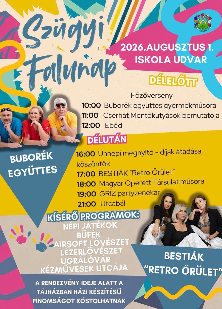 Szügyi Falunap 2026