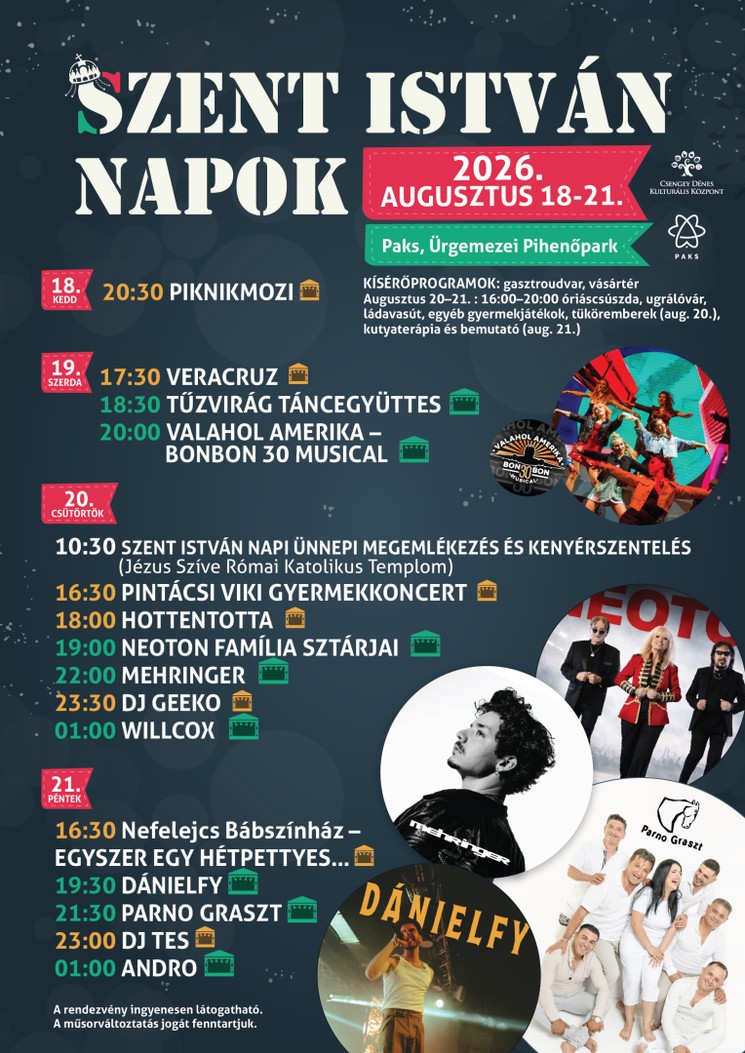 Szent István-napok Paks 2026