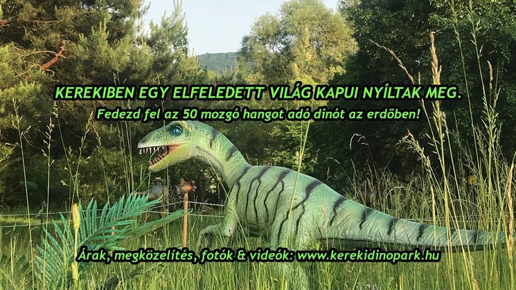 Dinó Park Kerekiben, egy szuper program az egész családnak játékokkal kicsiknek és nagyoknak a Balaton mellett