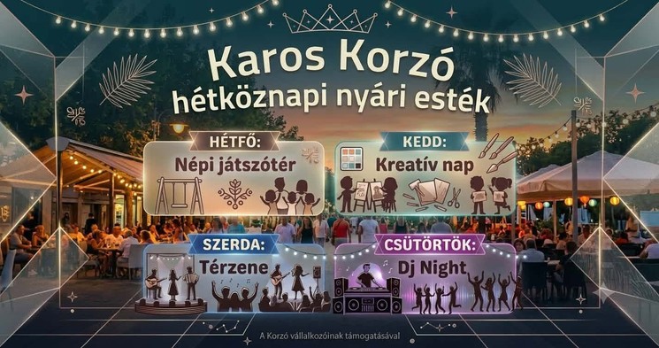 Karos Korzó programok 2026 Zalakaros