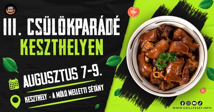 Csülökparádé 2026 Keszthely