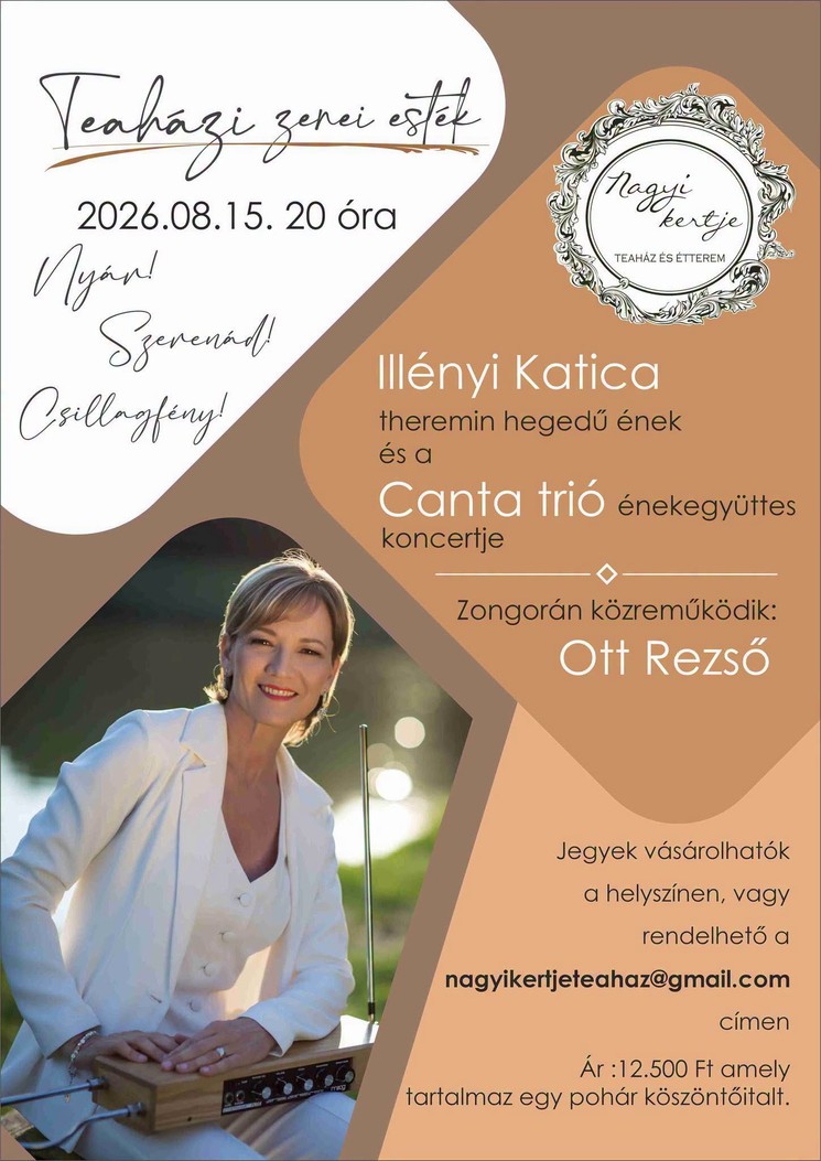 Illényi Katica koncertek 2026