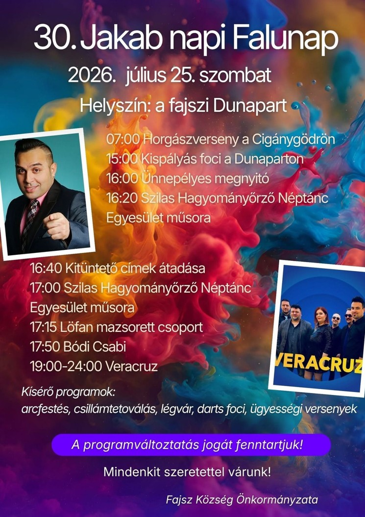Fajsz Falunap 2026