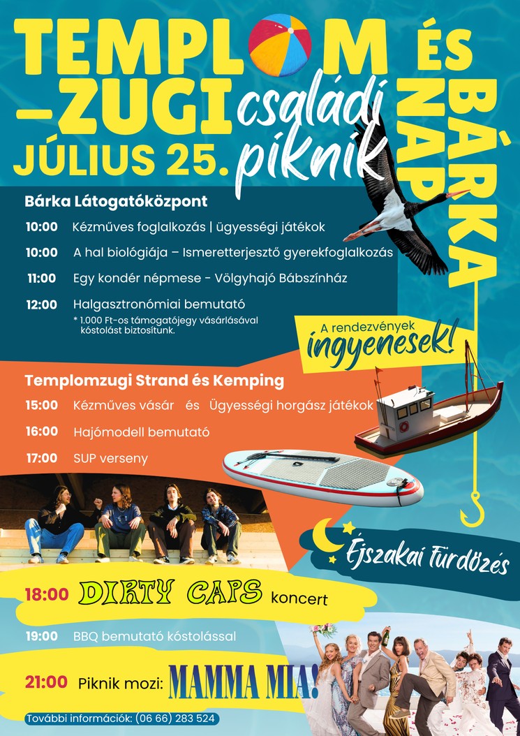 Bárka-nap 2026 - Templom-zugi Családi Piknik és Bárka Nap Gyomaendrődön