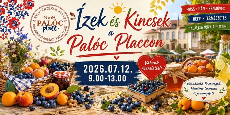 Palóc Placc 2026 Balassagyarmat - Helyi értékek vására a Palóc ligetben