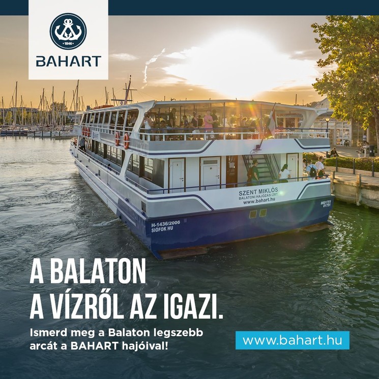 Esti Chill hajó Siófok 2026 - Naplemente, Balaton, hajózás és egy finom koktél