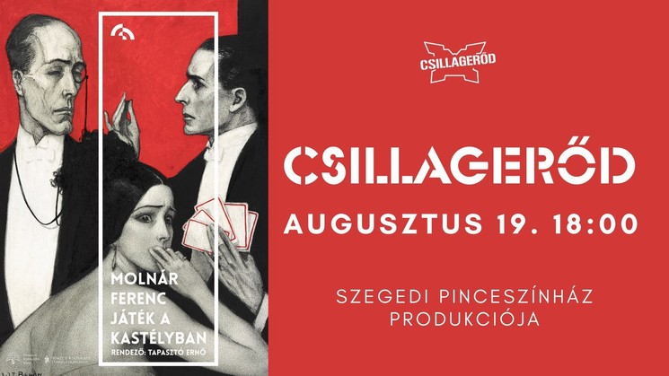 Játék a kastélyban vígjáték Komáromban 2026 Csillagerőd