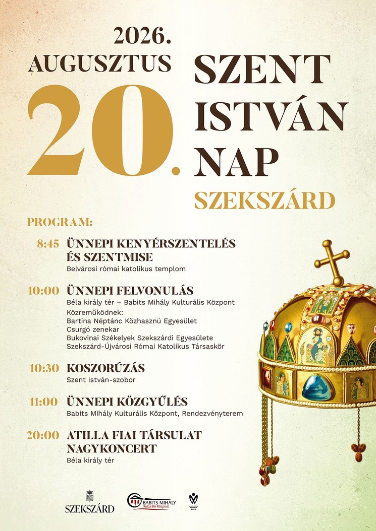 Szent István Nap Szekszárd 2026 - A magyar államalapítás ünnepe