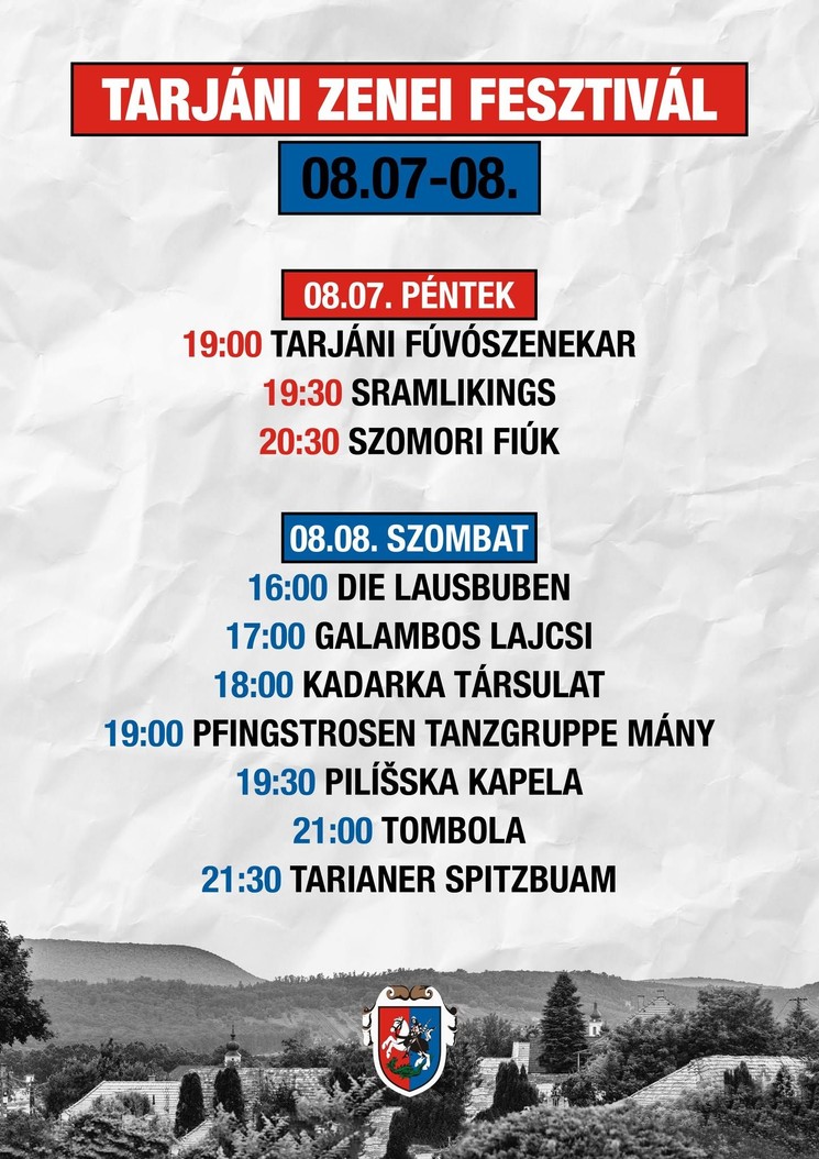 Tarjáni Zenei Fesztivál 2026