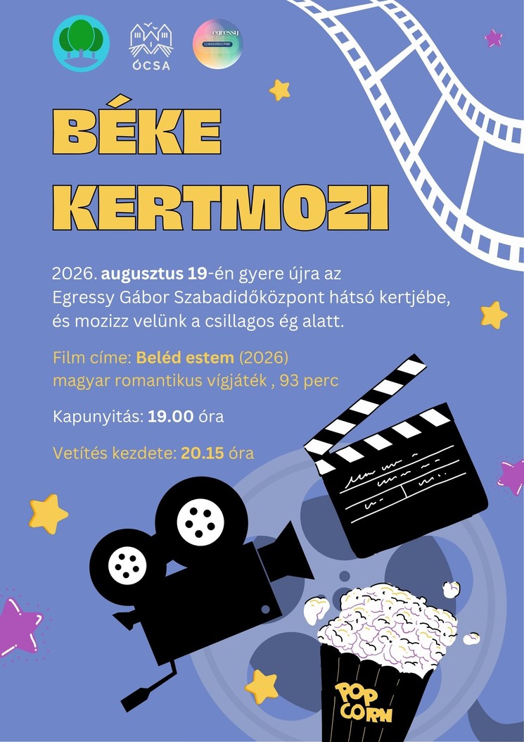 Egressy Gábor Szabadidőközpont programok 2026 Ócsa