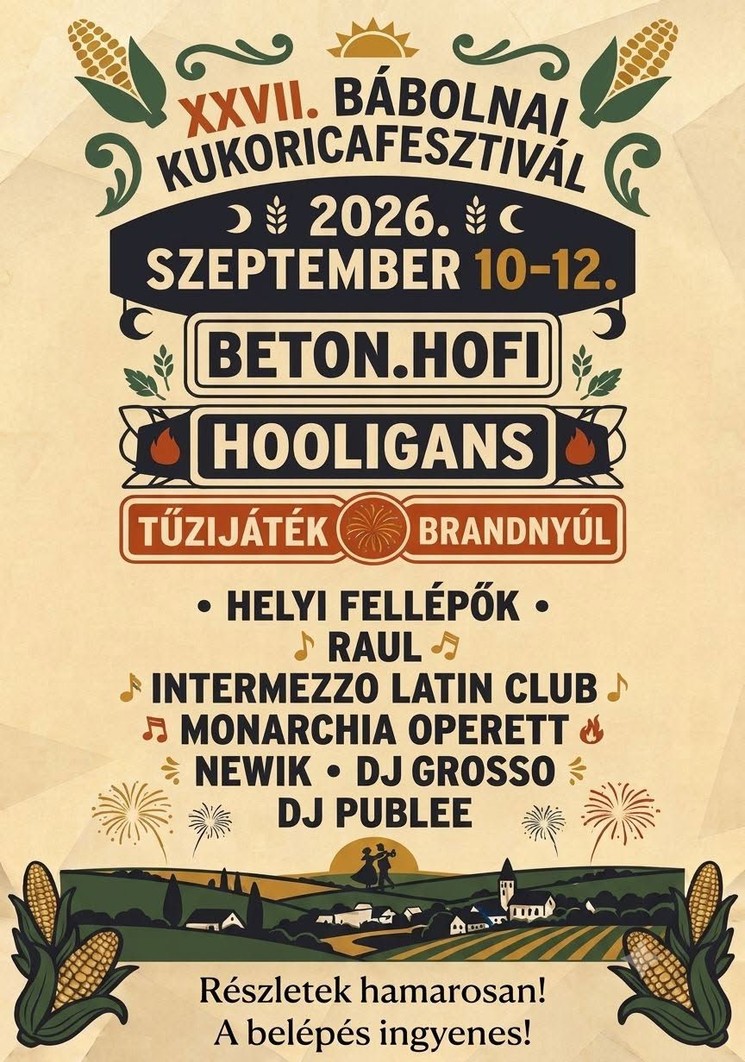 Bábolnai Kukorica Fesztivál 2026