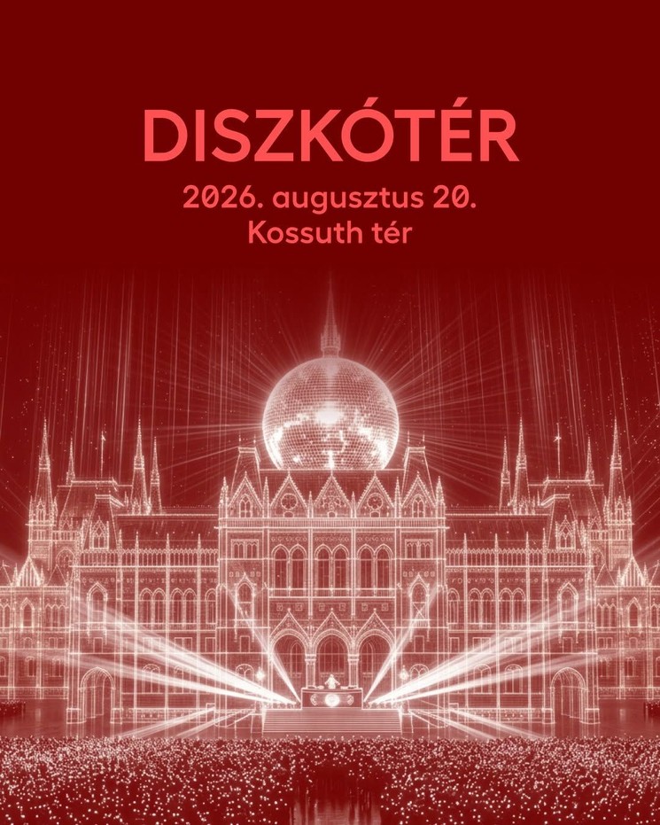 Diszkótér Budapest 2026 -  Együtt táncol az ország a Kossuth téren