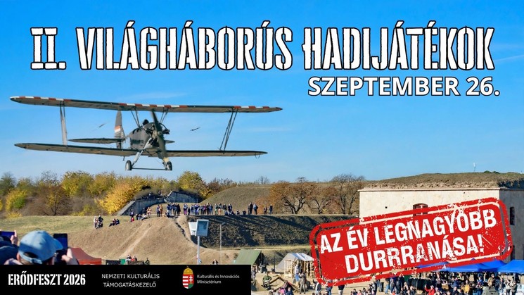Monostori Erőd programok Komárom 2026