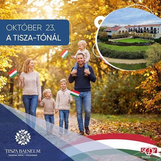 Október 23-i ünnepi hosszú hétvége a Tisza-tónál 2026 - Gasztro- és wellness élmény a Balneum Hotelben