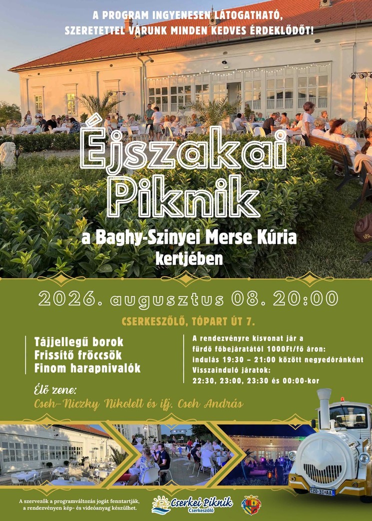 Cserkeszőlő programok 2026 - Események és rendezvények