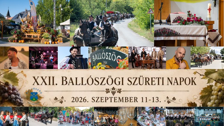 Ballószögi Szüreti Napok 2026