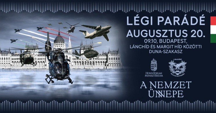 Légiparádé Budapest 2026