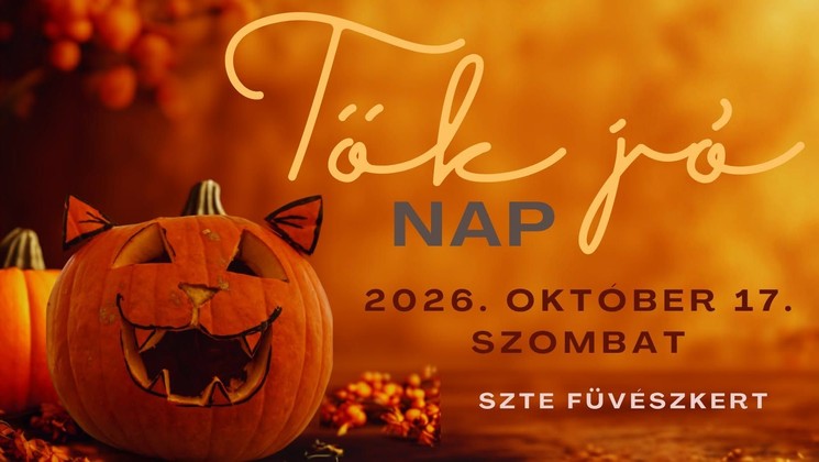 Tök Jó Nap Szeged 2026 - A Füvészkertben főszerepben az ősz népszerű finomságai, a tökfélék