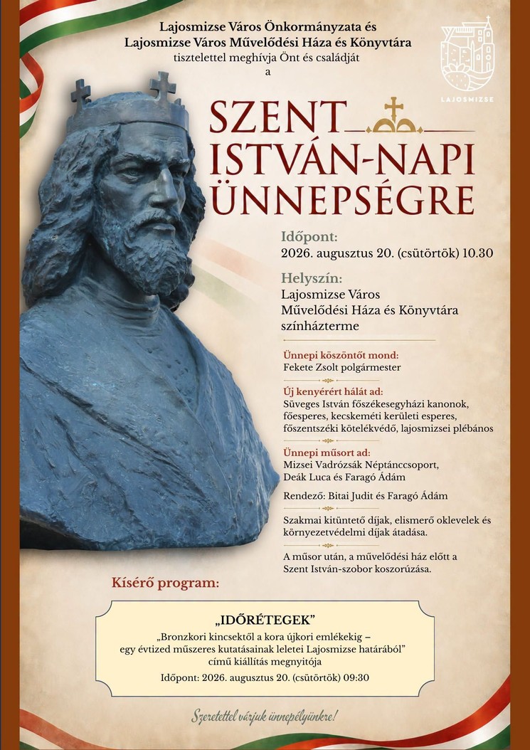Szent István-napi Ünnepség Lajosmizse 2026