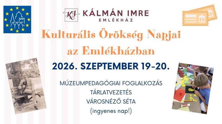 Kulturális Örökség Napjai Siófok 2026
