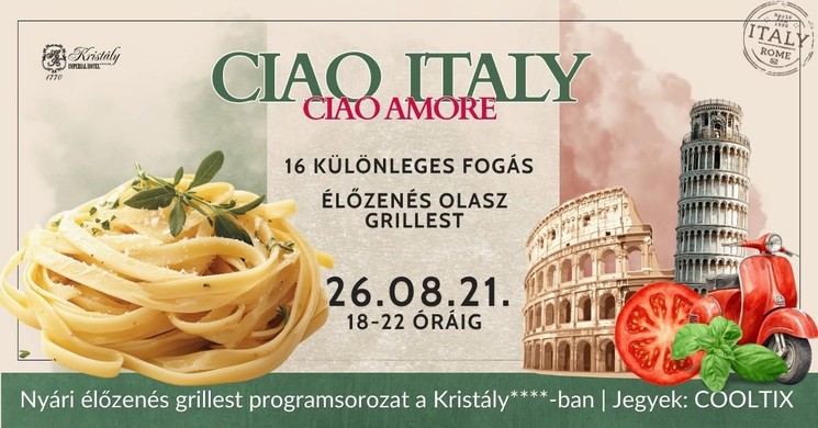 Tata vacsora 2026 - Élőzenés grill estek a Kristály Imperial Hotel Barokk díszudvarán