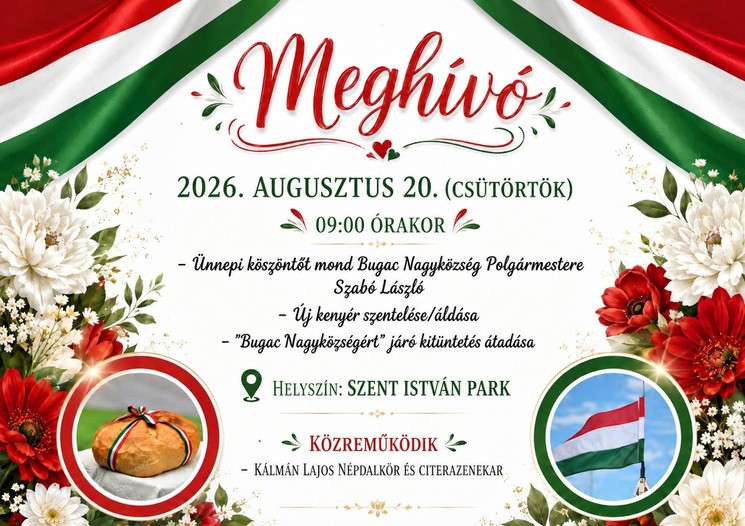 2026. augusztus 20. Bugac