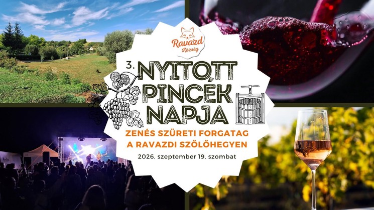 Szüret Ravazd 2026 - Nyitott Pincék Napja