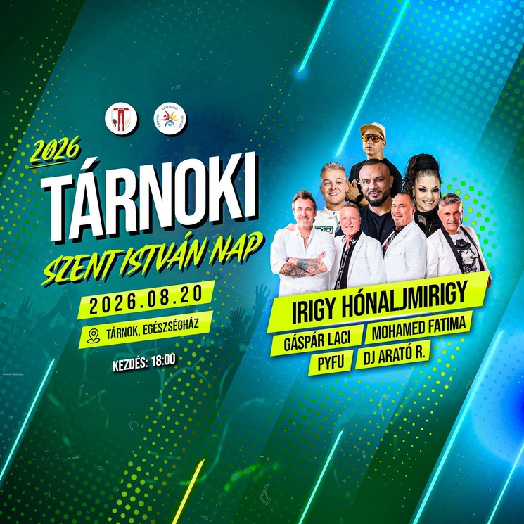 Tárnok programok 2026 - Események és rendezvények
