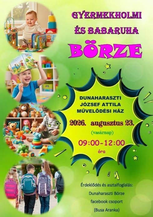 Baba-mama program Dunaharaszti 2026