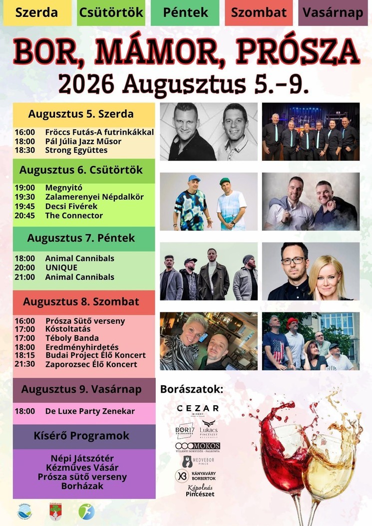 Zalakarosi gasztronómiai programok 2026