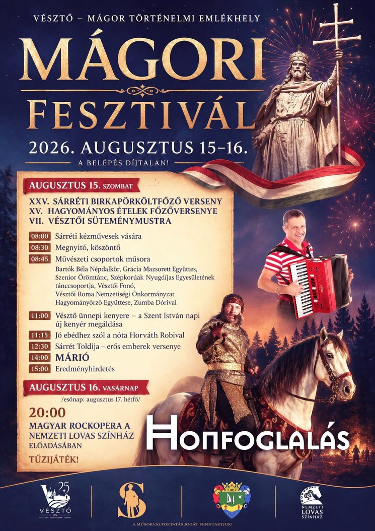 Mágori Fesztivál Vésztő 2026